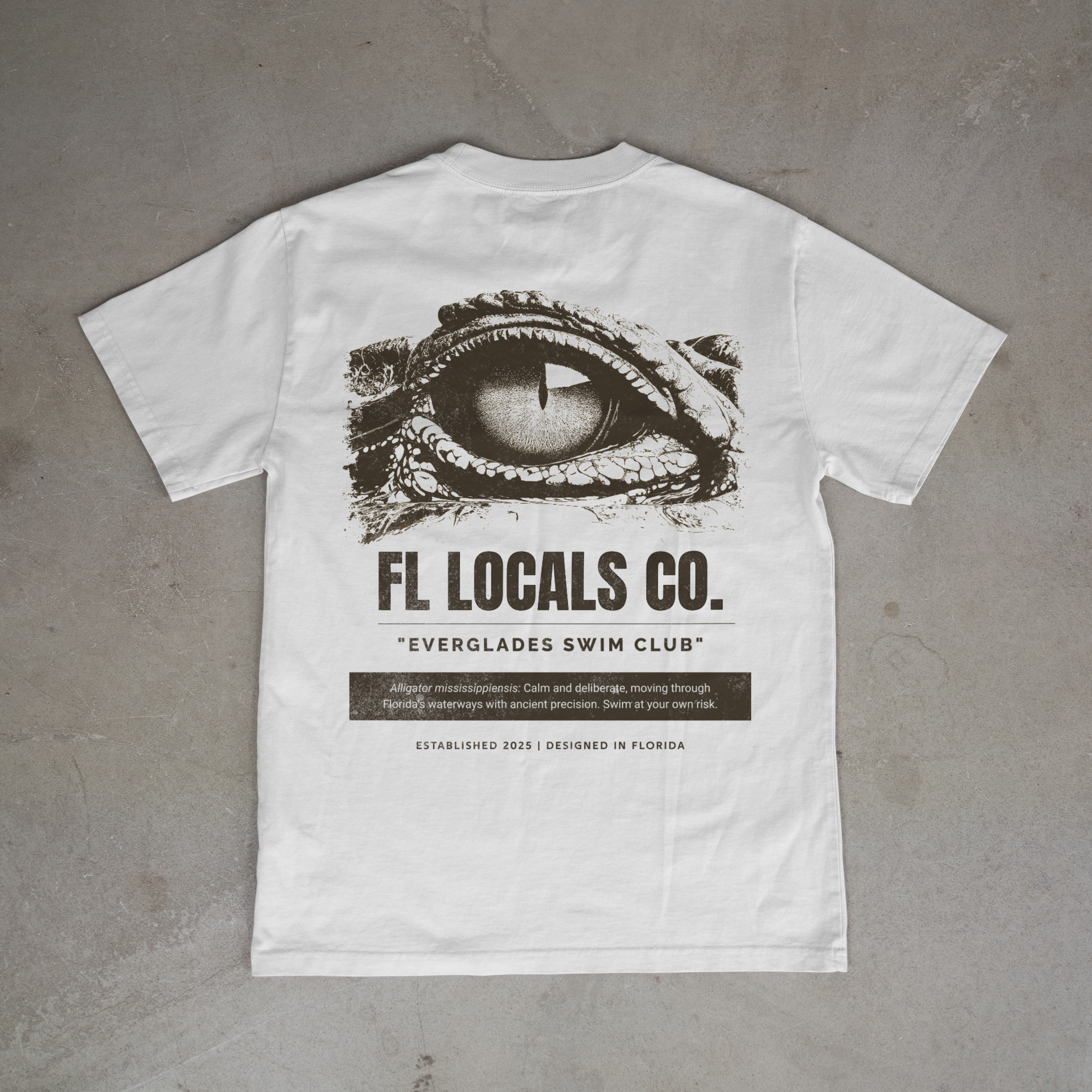 Florida Gator | "Everglades Swim Club" | FL Locals Co. | Comfort Colors® Vintage Florida Wildlife Tee