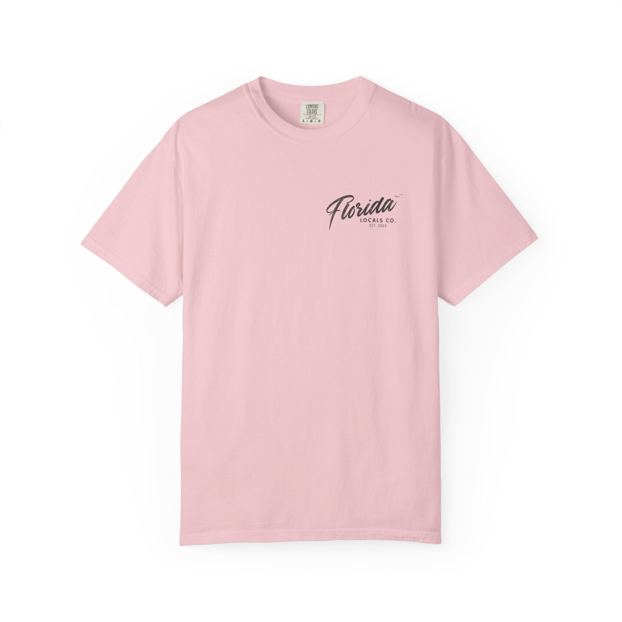 Roseate Spoonbill | "Not a Flamingo" | FL Locals Co. | Comfort Colors® Vintage Florida Wildlife Tee - Florida Locals Co.